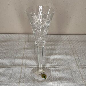Waterford's Prosperity Toast Champagne Flute stickers attached